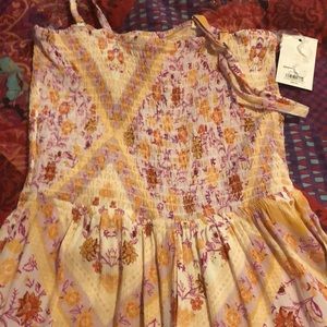 Floral tubbed topped jumpsuit